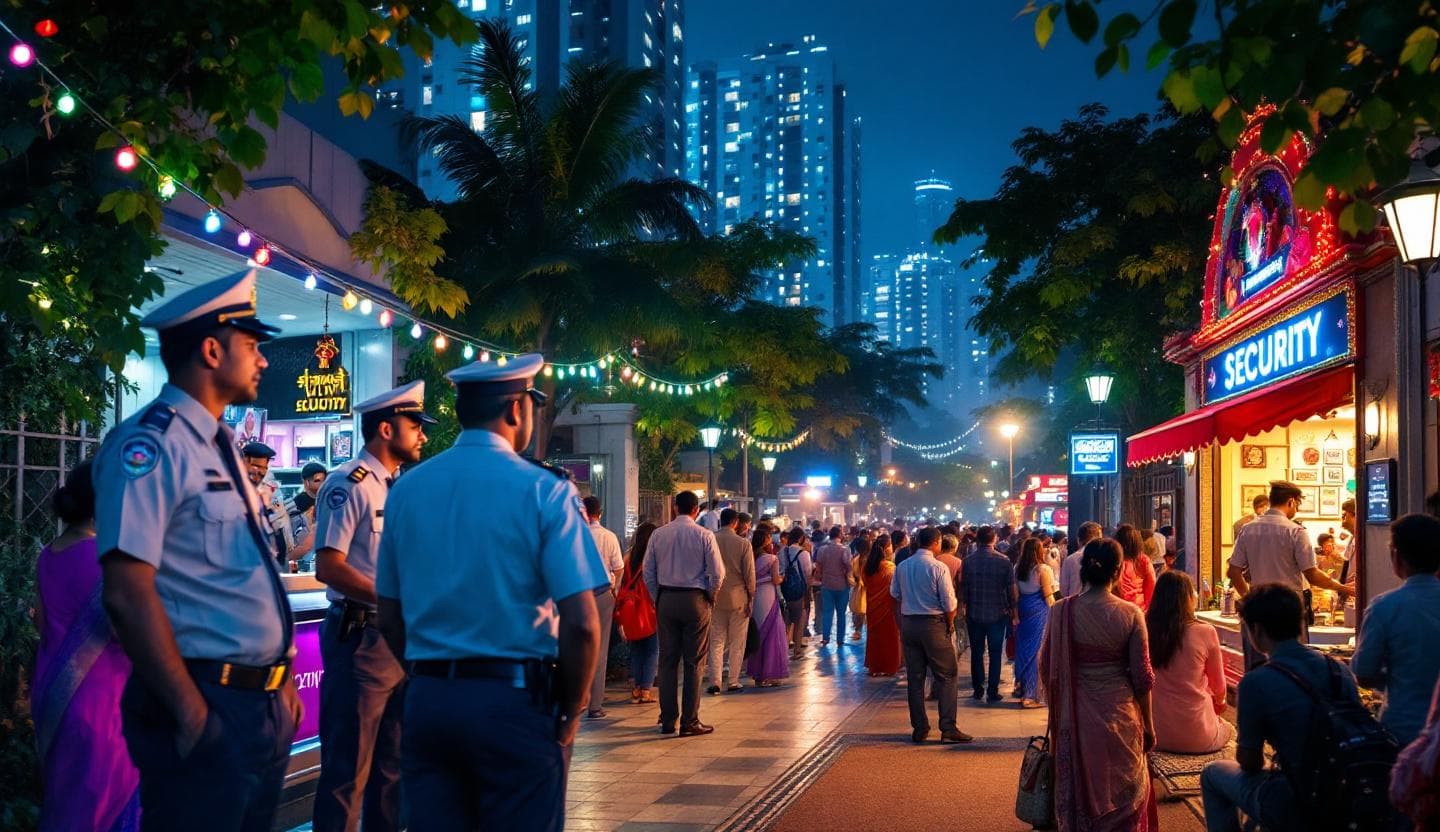 Festival Security Plan for Societies (Ganesh Chaturthi, Navratri, New Year)