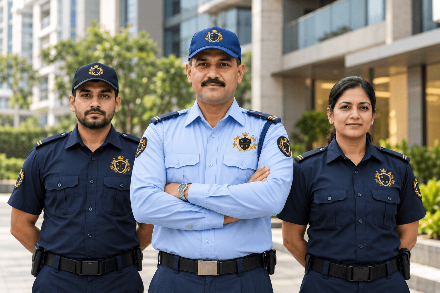 NTR Security Services guards and supervisors